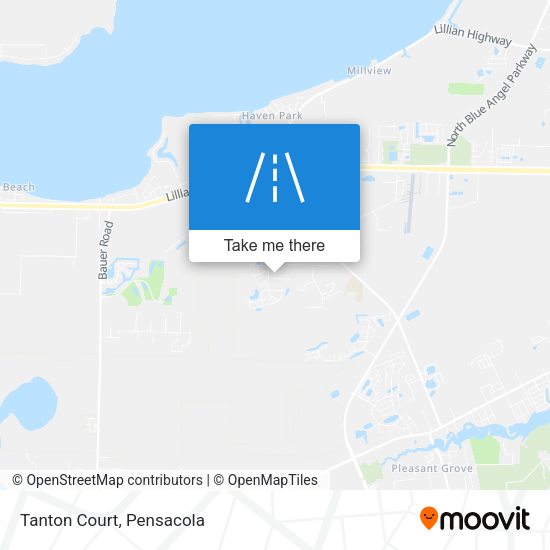 Mapa de Tanton Court