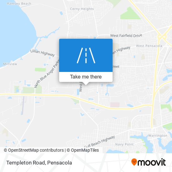 Mapa de Templeton Road