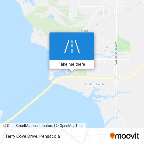 Mapa de Terry Cove Drive