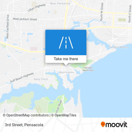 Mapa de 3rd Street