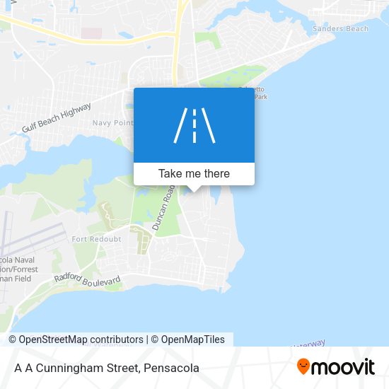 Mapa de A A Cunningham Street
