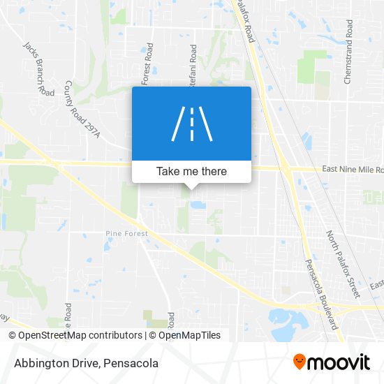 Abbington Drive map