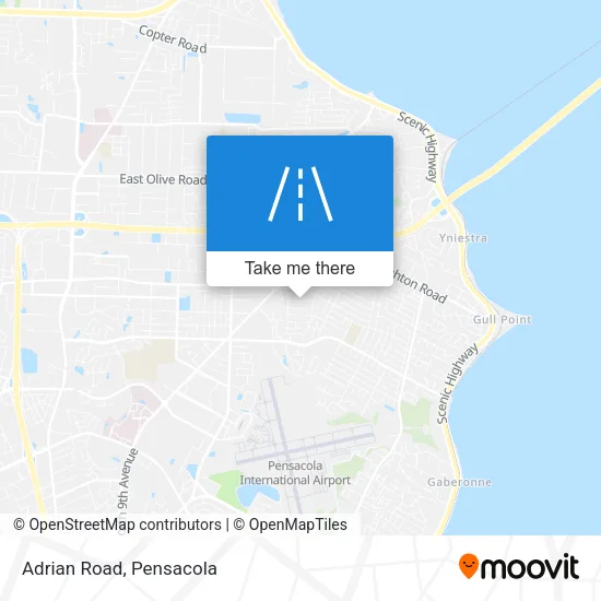 Mapa de Adrian Road
