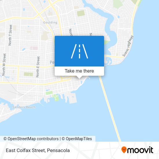 Mapa de East Colfax Street