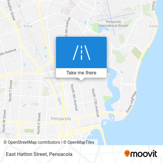East Hatton Street map