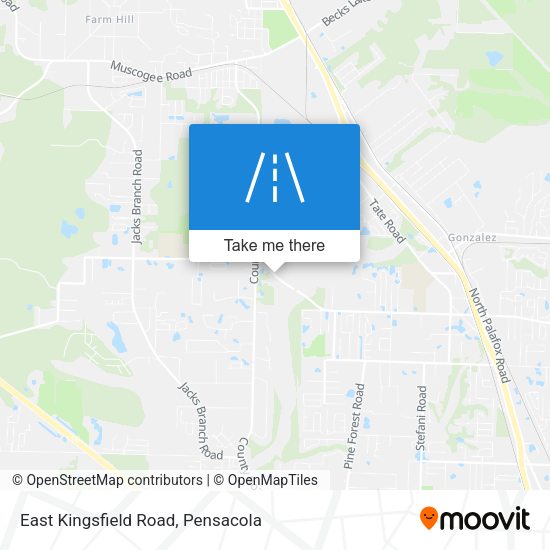 Mapa de East Kingsfield Road