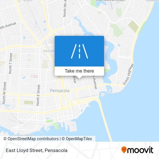 Mapa de East Lloyd Street