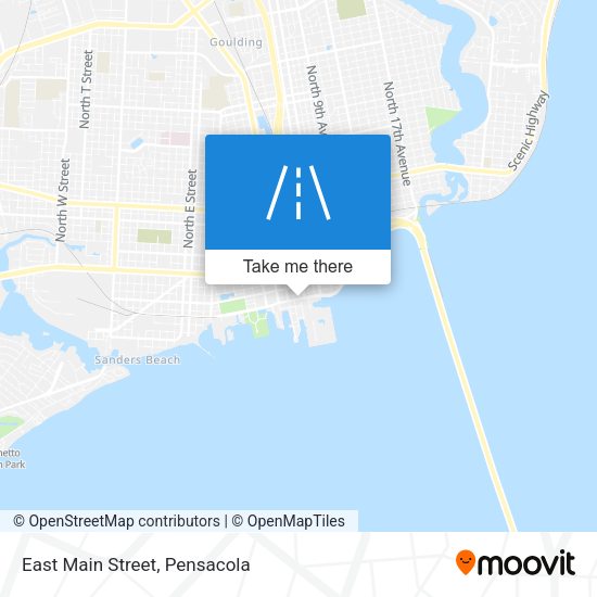 East Main Street map