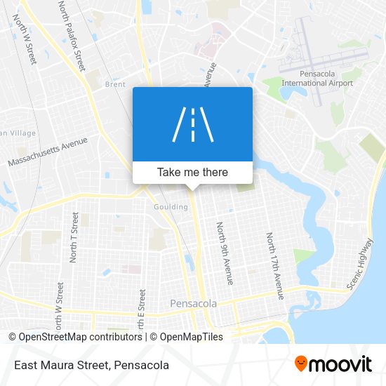 East Maura Street map