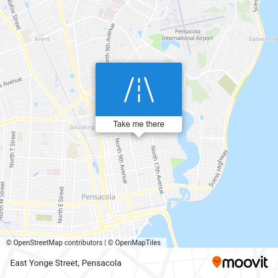 Mapa de East Yonge Street