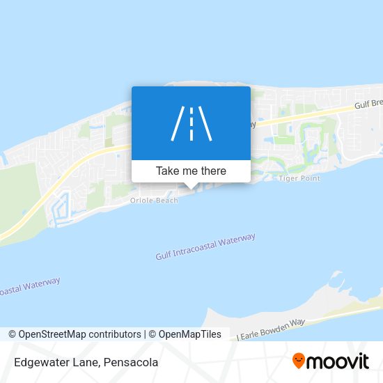 Mapa de Edgewater Lane