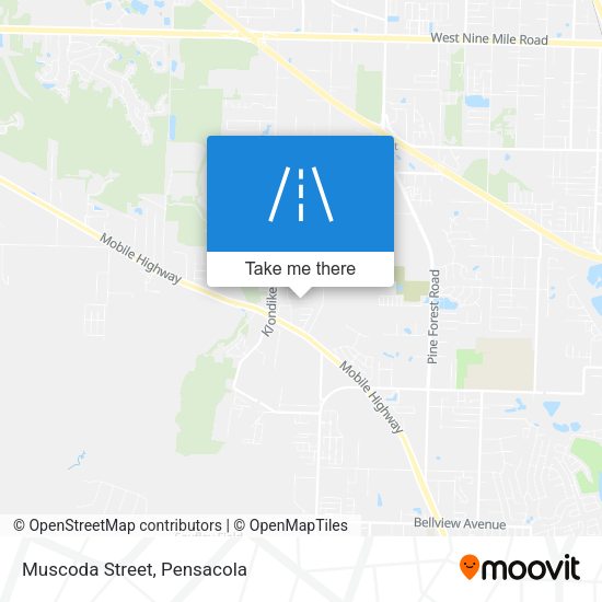 Mapa de Muscoda Street