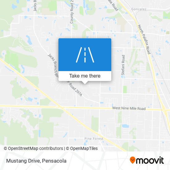 Mapa de Mustang Drive