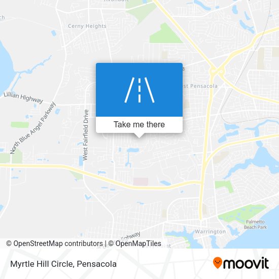 Myrtle Hill Circle map