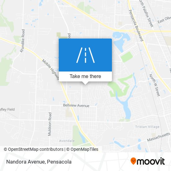 Nandora Avenue map