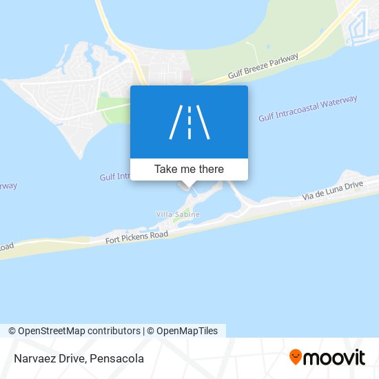 Narvaez Drive map