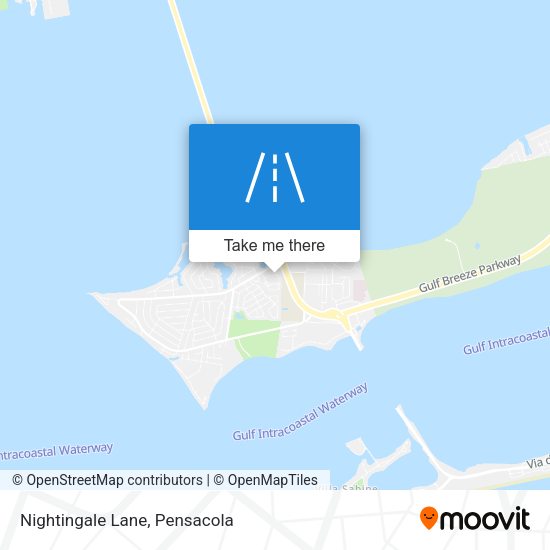 Nightingale Lane map