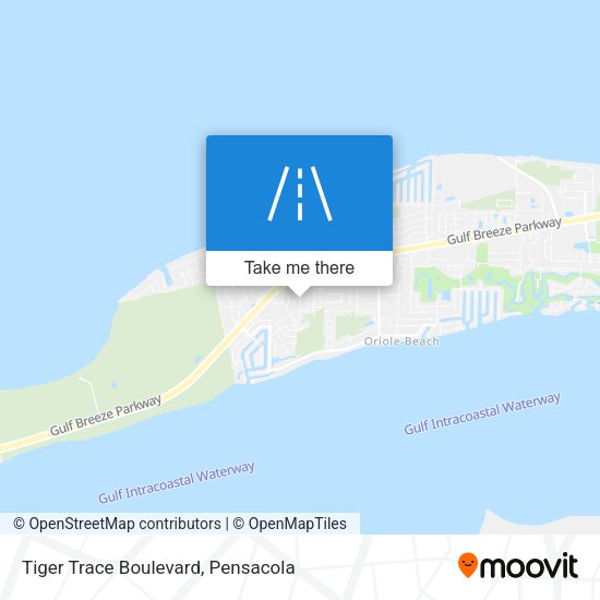 Mapa de Tiger Trace Boulevard