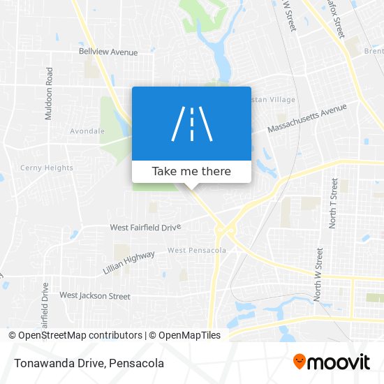 Tonawanda Drive map