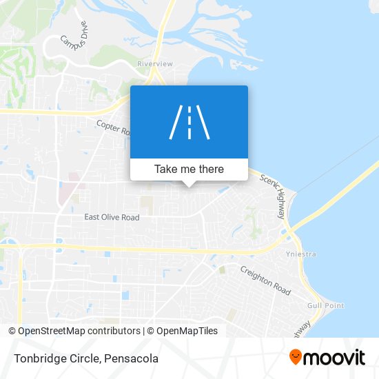 Tonbridge Circle map