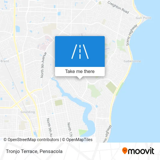 Tronjo Terrace map