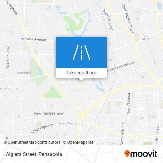 Algiers Street map