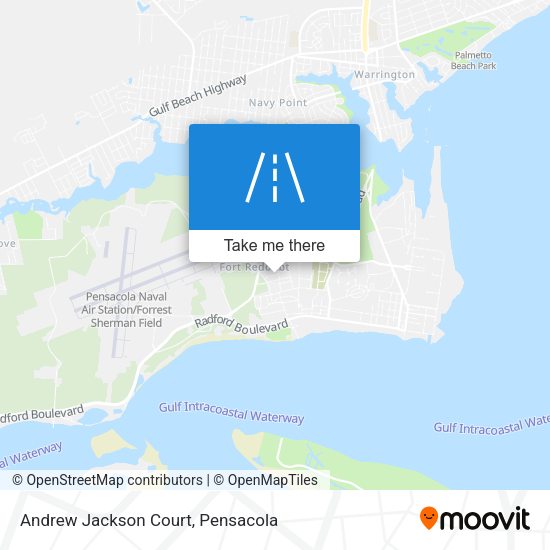 Andrew Jackson Court map