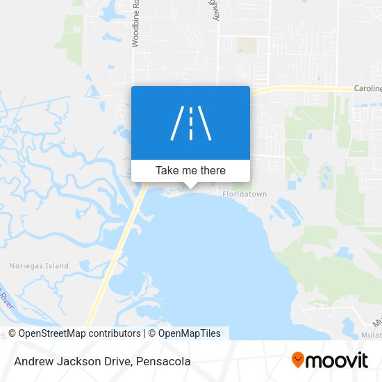 Andrew Jackson Drive map