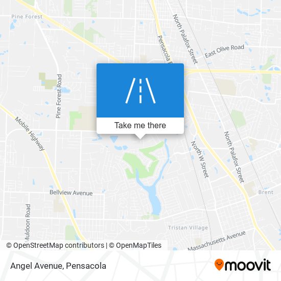 Mapa de Angel Avenue