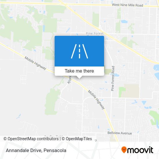 Mapa de Annandale Drive