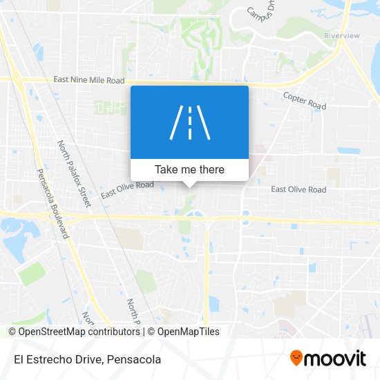 Mapa de El Estrecho Drive