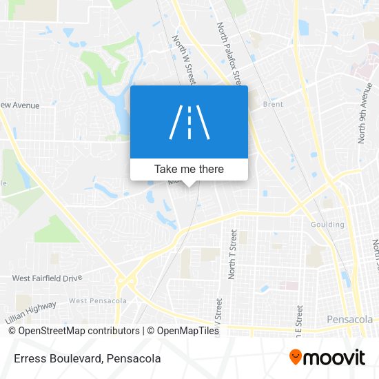 Erress Boulevard map