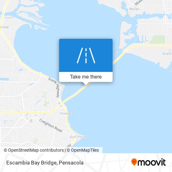 Mapa de Escambia Bay Bridge