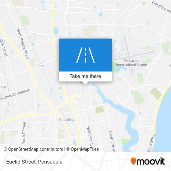 Mapa de Euclid Street