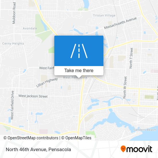 Mapa de North 46th Avenue