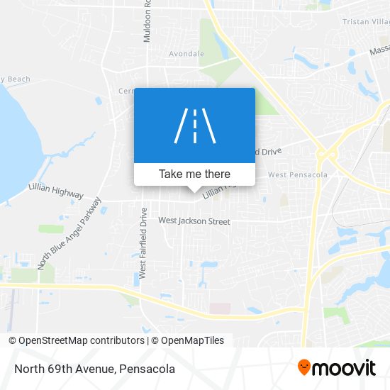 North 69th Avenue map