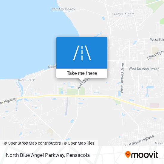 Mapa de North Blue Angel Parkway