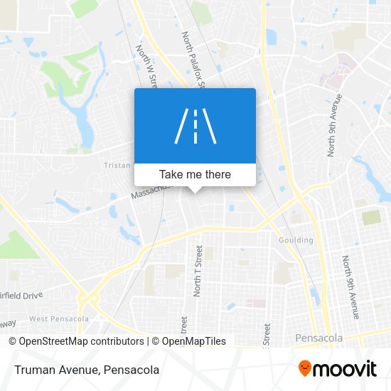 Truman Avenue map
