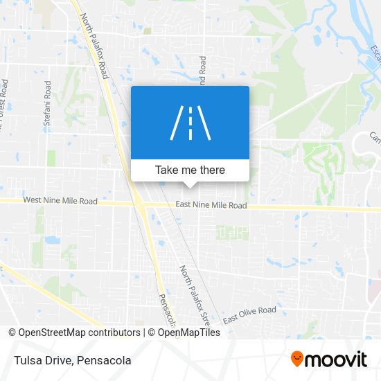 Tulsa Drive map