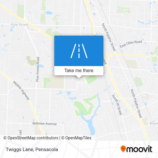 Mapa de Twiggs Lane