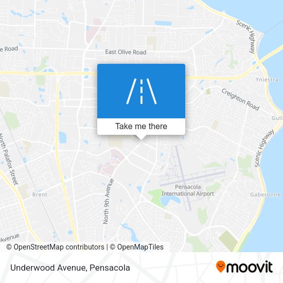 Mapa de Underwood Avenue