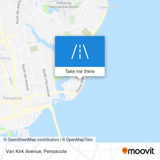 Van Kirk Avenue map