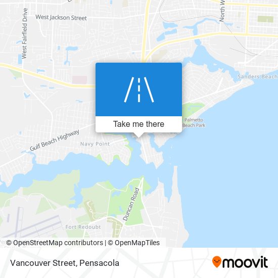 Mapa de Vancouver Street