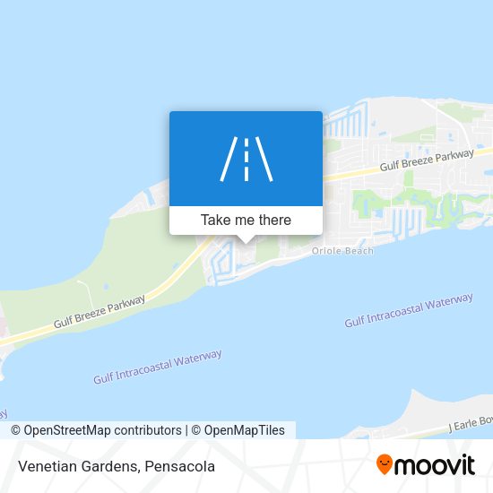 Venetian Gardens map