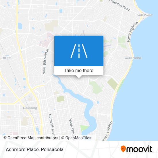 Ashmore Place map