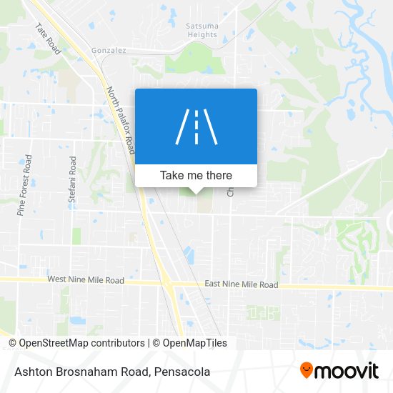 Mapa de Ashton Brosnaham Road