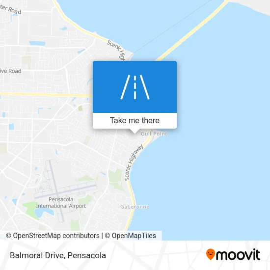 Balmoral Drive map