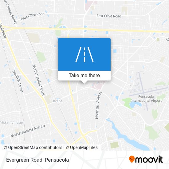 Mapa de Evergreen Road