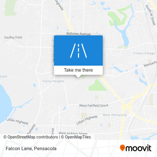 Mapa de Falcon Lane
