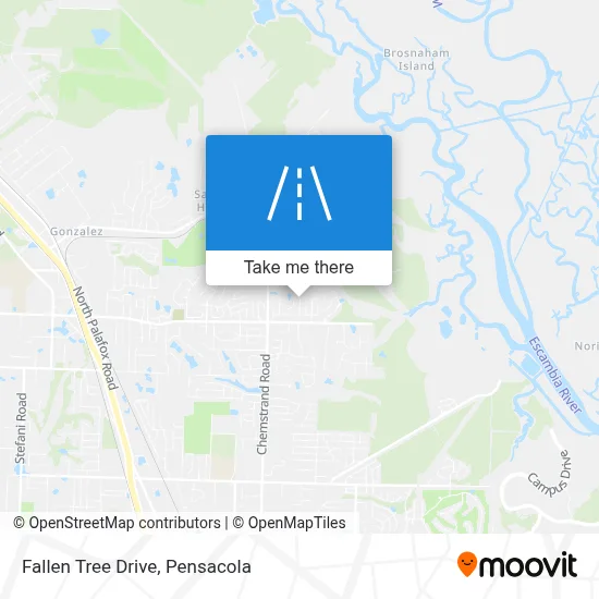 Fallen Tree Drive map